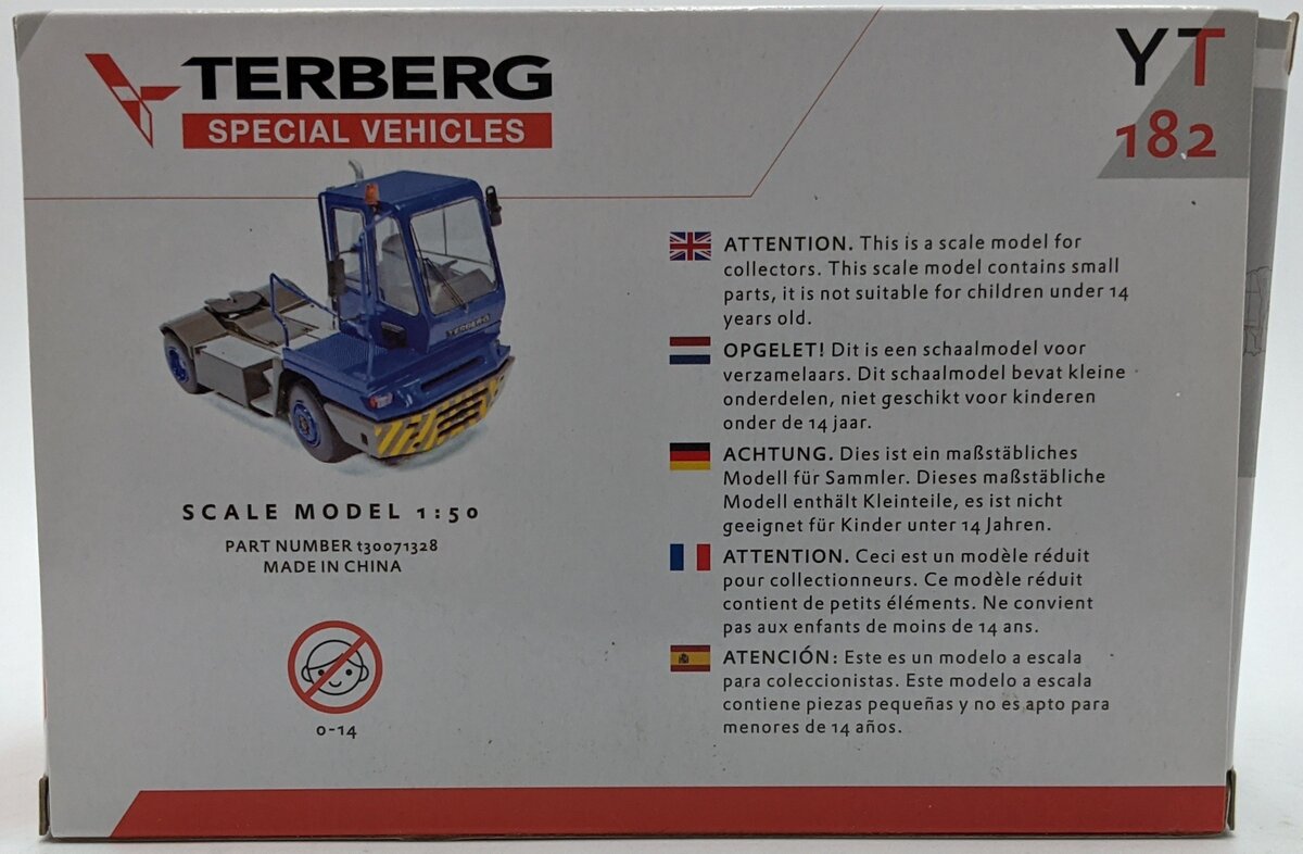Terberg 182 1:50 Yard Tractor Blue