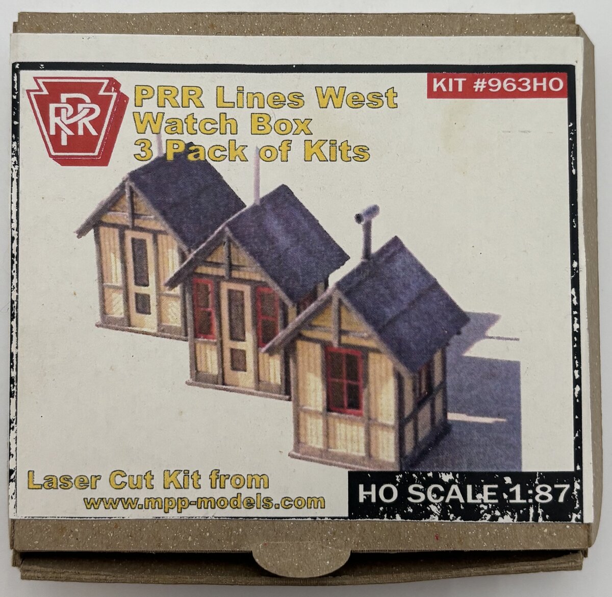 Mountaineer Precision Products 963 HO PRR Lines West Watch Box