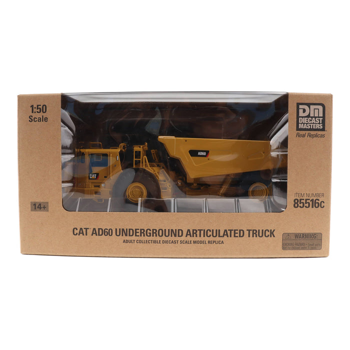 DieCast Masters 85516C 1:50 CAT AD60 Articulated Underground Truck Diecast Model