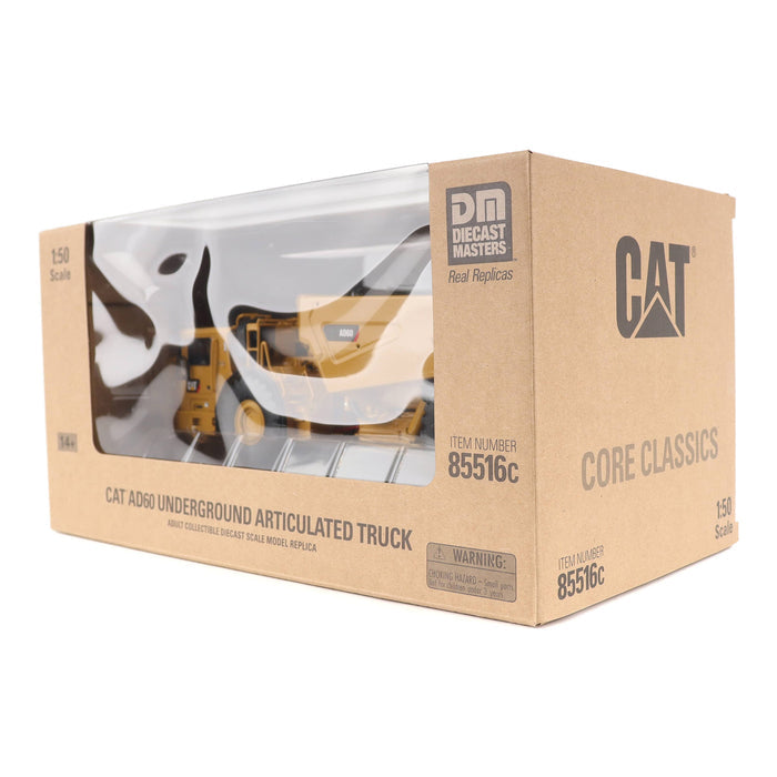 DieCast Masters 85516C 1:50 CAT AD60 Articulated Underground Truck Diecast Model