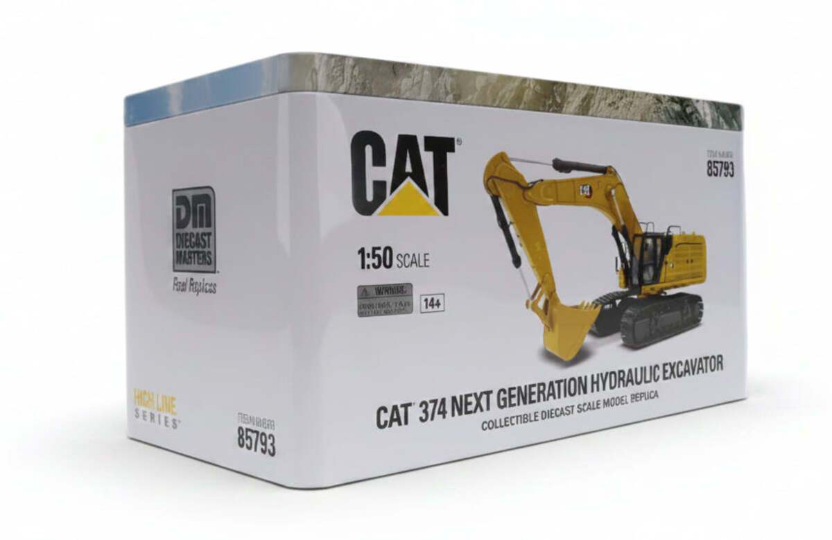 DieCast Masters 85793 1:50 CAT 374 Hydraulic Excavator Diecast Model