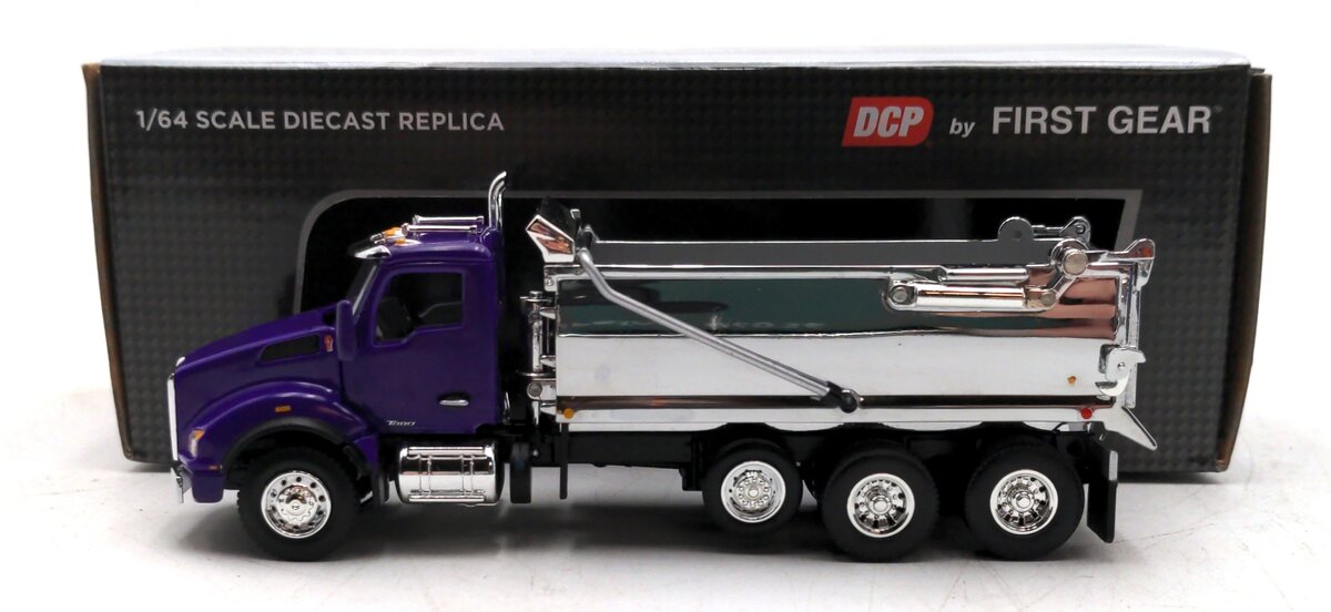 First Gear 60-1414 1:64 Kenworth T880 w/ Rogue Transfer Dump Body Tri-Axle