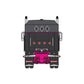 First Gear 60-1313 1:64 Kenworth W900A w/Sleeper & Rogers Lowboy - Pink