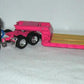 First Gear 60-1313 1:64 Kenworth W900A w/Sleeper & Rogers Lowboy - Pink