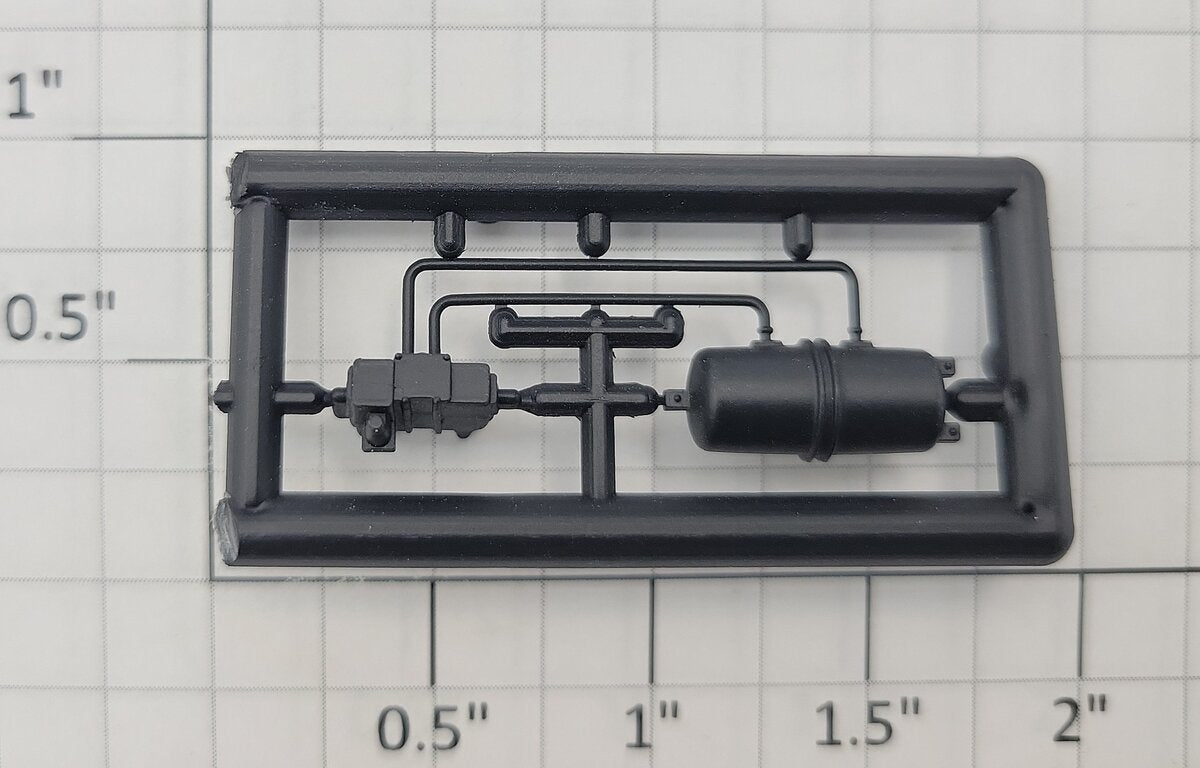 S-Helper 654-02-04-BK Black Plastic Triple Valve Brake Reservoir