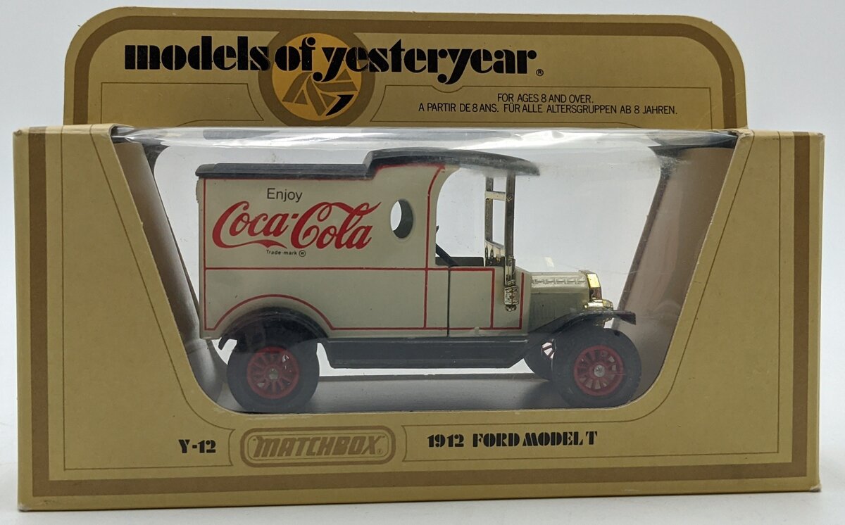 Matchbox Y-12 35:1 Models Of Yesteryear 1912 Ford Model T Coca-Cola