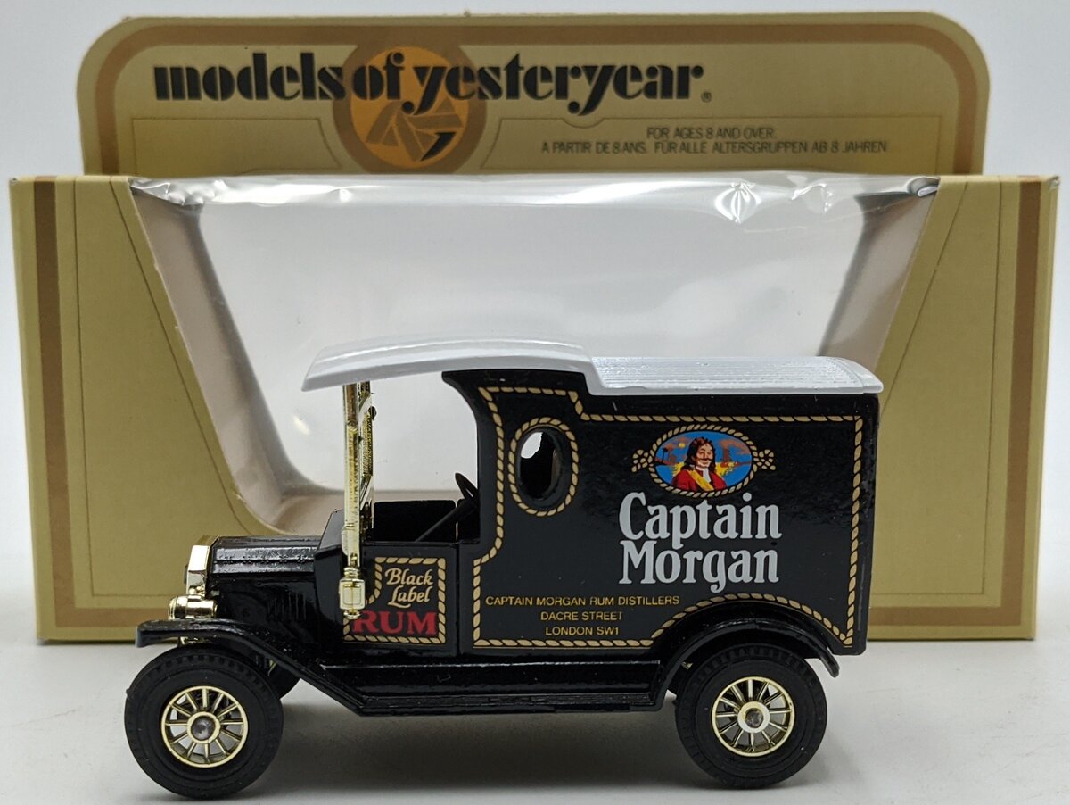 Matchbox Y-12 35:1 Models Of Yesteryear 1912 Ford Model T Captain Morgan
