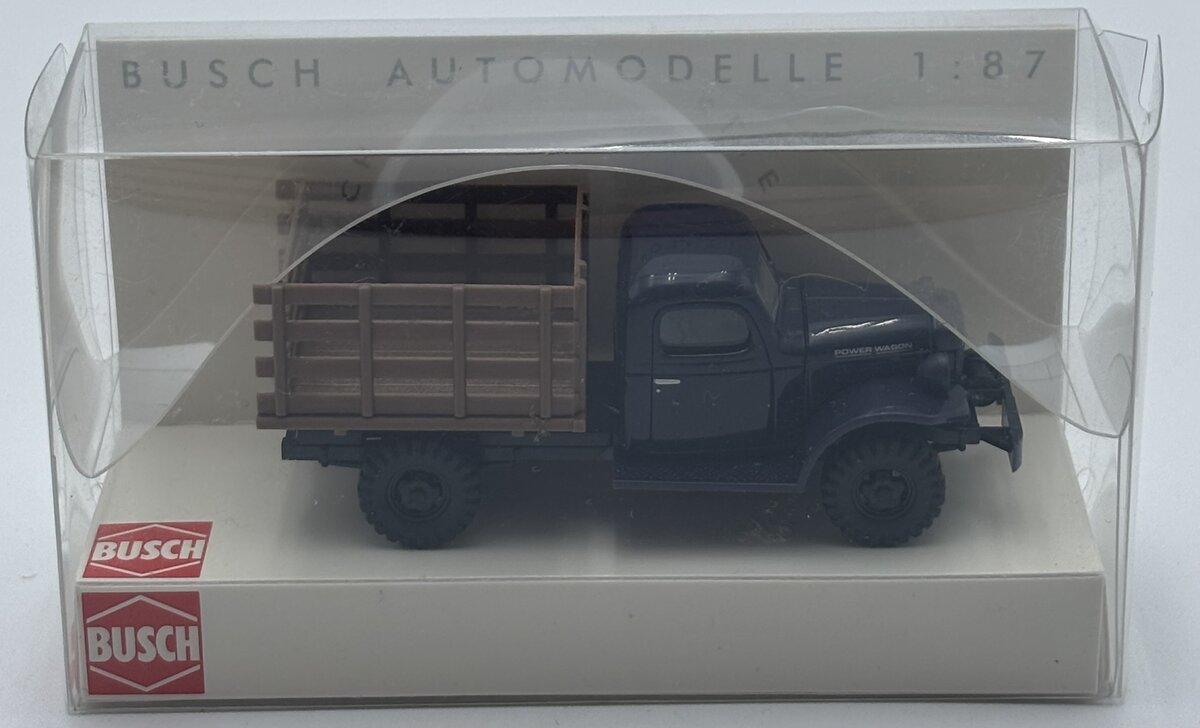 Busch 44001 HO Blue Dodge Power Wagon
