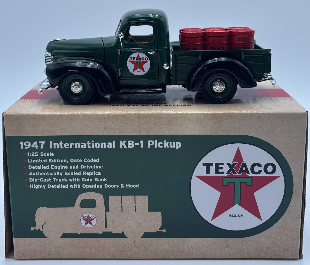 Auto World CP5906 1:25 Texaco 1947 International KB-1 Pickup Truck