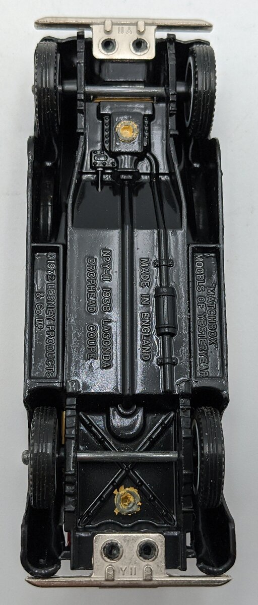 Matchbox Y-11 43:1 Models of Yesteryear 1938 Lagonda Cream