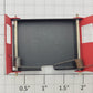 Acme 1210-001 Black Vestibule Doors with Red Spring Loaded Sides