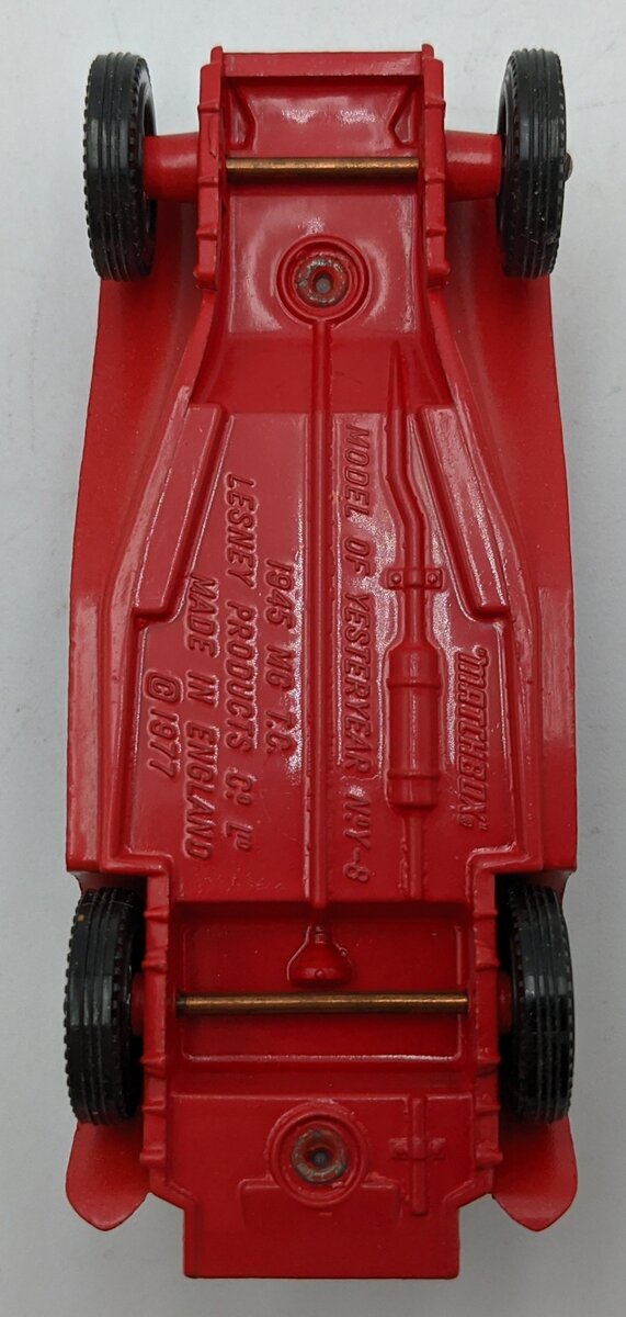Matchbox Y-8 35:1 Models Of Yesteryear Red 1945 MG-TC