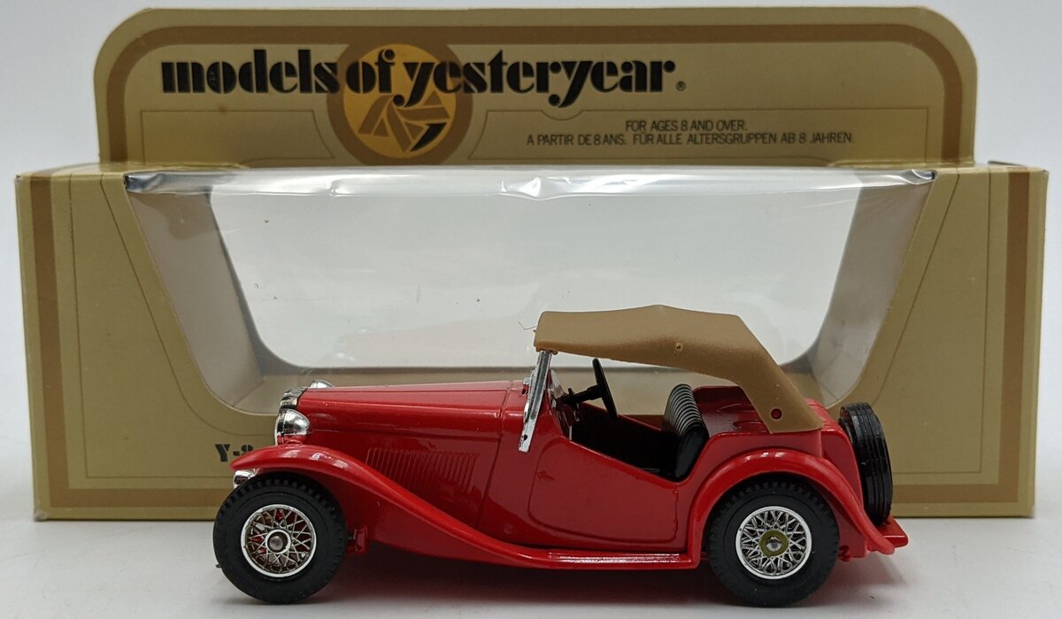 Matchbox Y-8 35:1 Models Of Yesteryear Red 1945 MG-TC