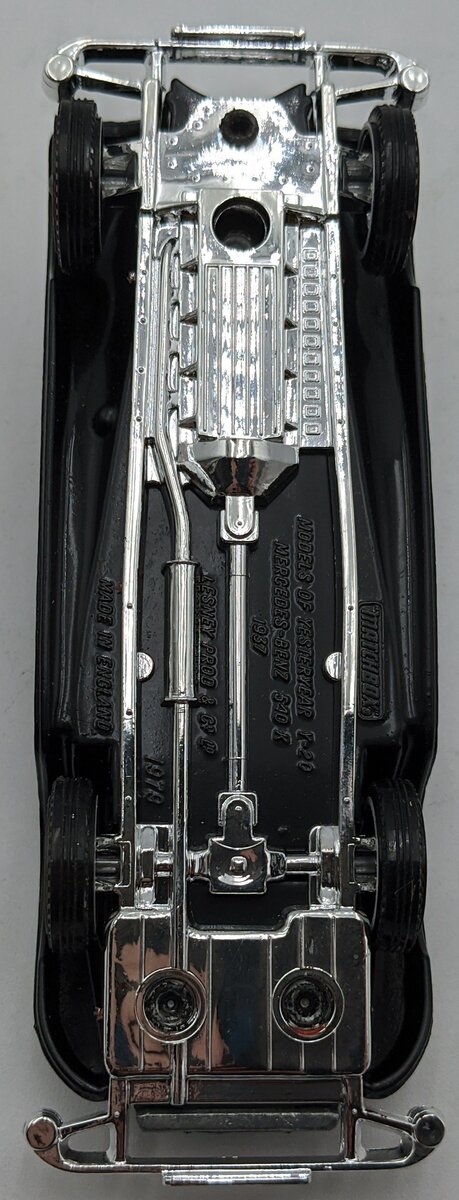 Matchbox Y-20 45:1 1937 Mercedes Benz 540K Gray Convertible
