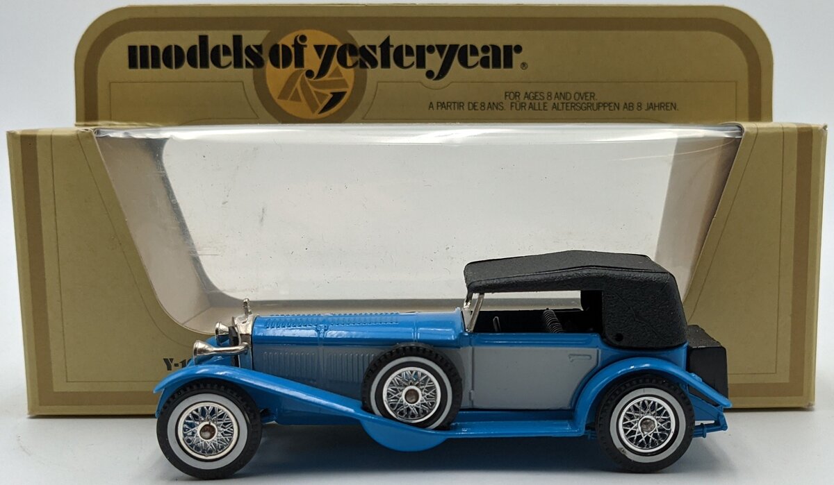 Matchbox Y-16 45:1 Models of Yesteryear 1928 Mercedes SS Blue