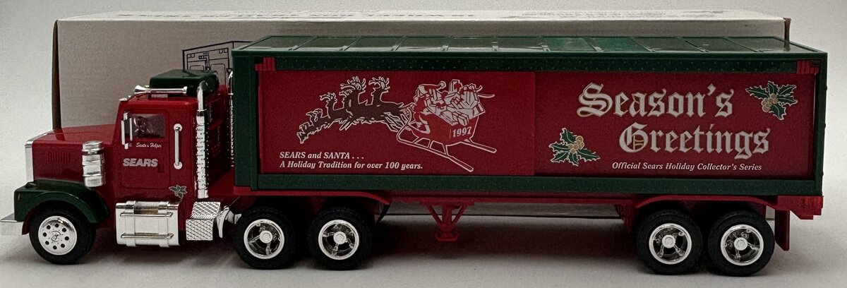 TMT 1997 1:32 Sears 18-Wheel Box Trailer Truck w/Coin Bank