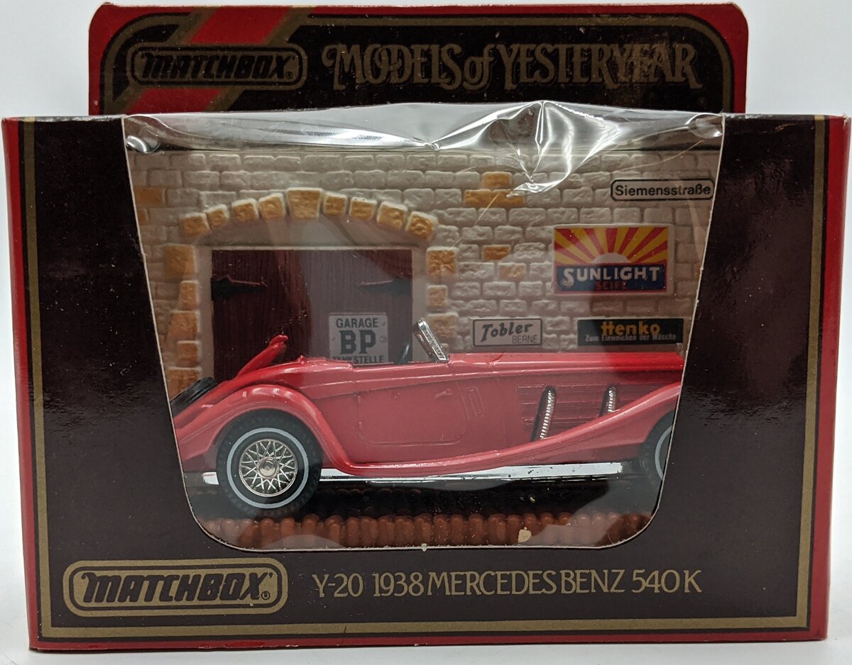 Matchbox Y-20 1:45 Models of Yesteryear 1937 Mercedes Benz 540K Convertible