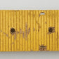 American Flyer 643-Y S Gauge "American Flyer Circus" Yellow Painted Wood Flatcar