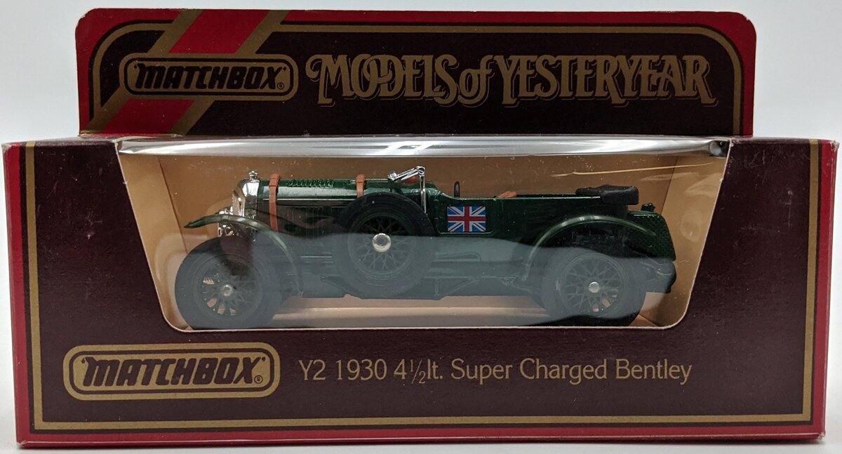 Matchbox Y-2 Models Of Yesteryear 1930 4-1/2 Liters Super Charged Bentley