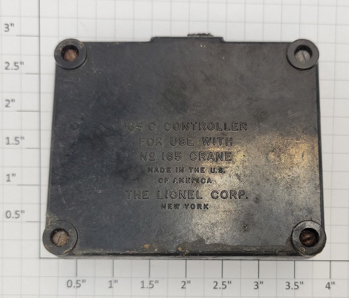 Lionel 165C O Gauge Black Gantry Crane Magnet Remote Controller without Wire