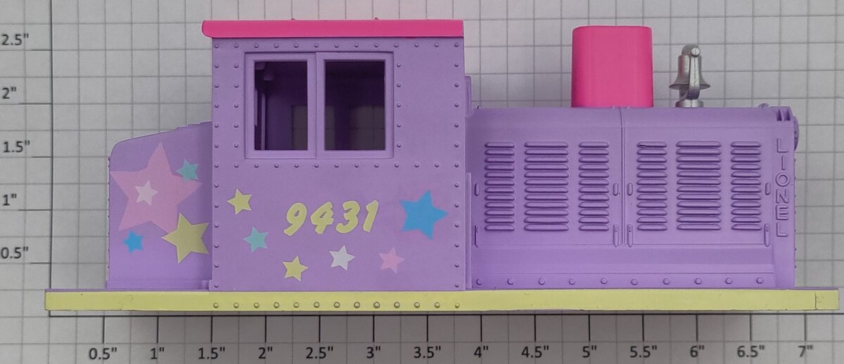 Lionel 81411-2 Pet Shop Vulcan Diesel Switcher Body Shell #9431