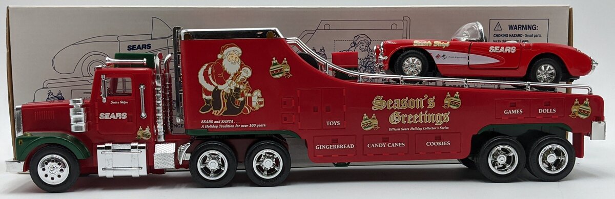 TMT 1:32 Taylor Trucks Seasons Greetings 1988 Sears Car Carrier Truck #0387