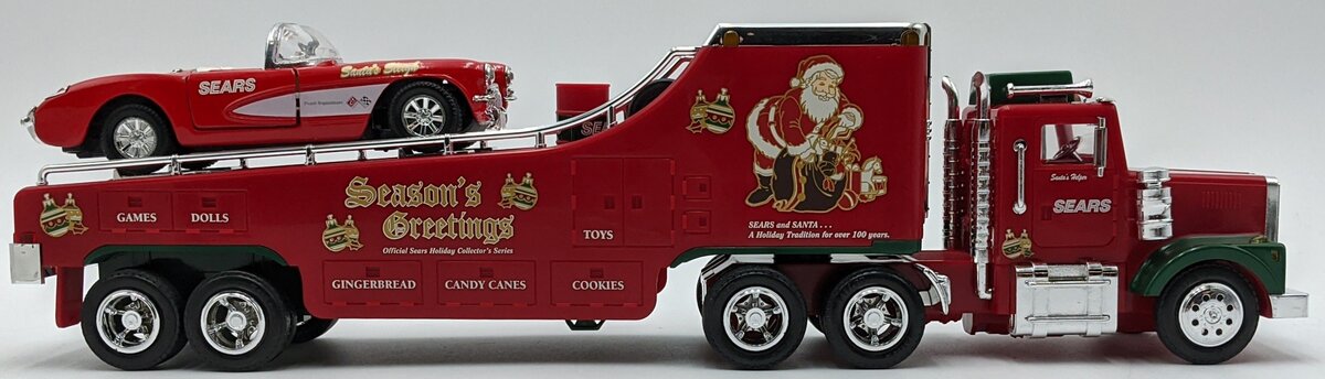 TMT 1:32 Taylor Trucks Seasons Greetings 1988 Sears Car Carrier Truck #0387