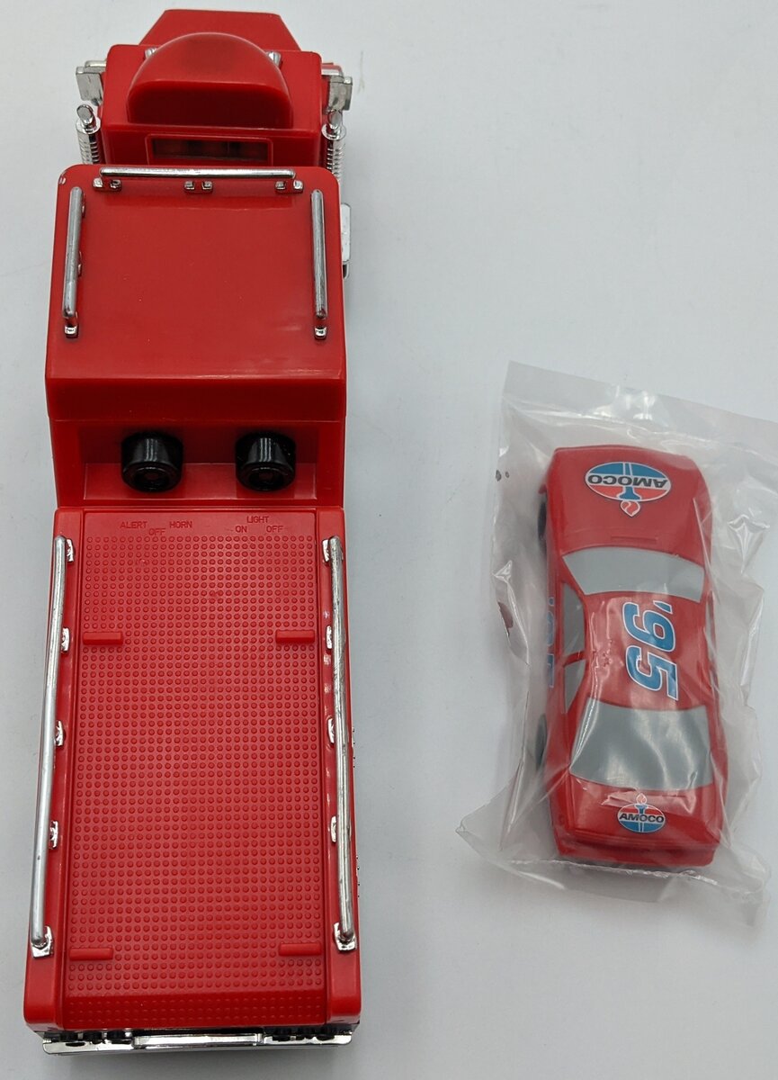 Amoco 1995 Toy Race Car Carrier