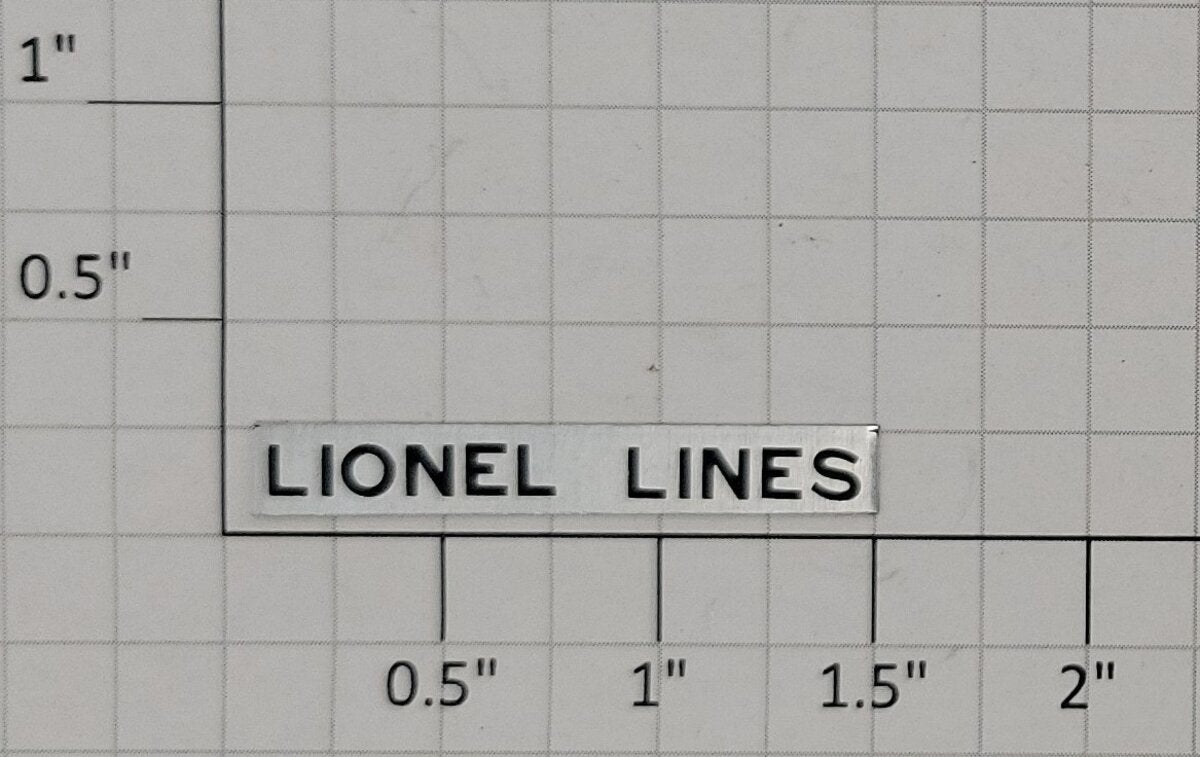 Lionel 264T-155 O Gauge Nickel 