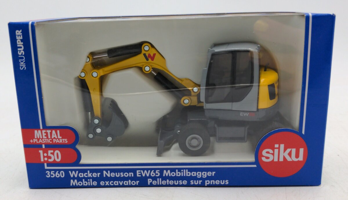 Siku 3560 1:50 Scale Wacker Neuson EW65 Mobile Excavator