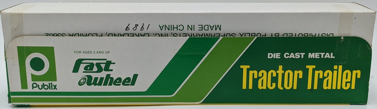 Fast Wheel 1989 Die-Cast Publix Semi Tractor Trailer