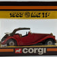 Corgi 813 1:36 Die-Cast 50's Classics Red/Black 1955 MG TF