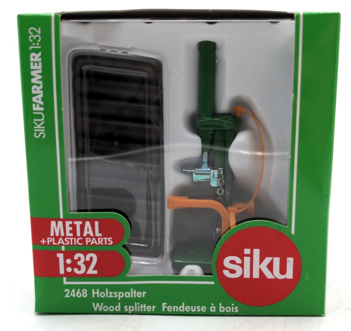 Siku 2468 1:32 Scale Wood Splitter With Logs