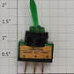 Acme 0826-17 SPDT On/Off Green Duckbill Illuminated Toggle Switch 12VDC