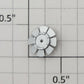 S-Helper 661-07-02-S S Scale Plastic Silver Fan