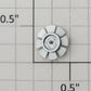 S-Helper 661-07-02-S S Scale Plastic Silver Fan