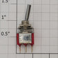 Acme B0827 DPST Red Mini On-On Toggle Switch 5A @ 120VAC
