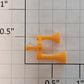 K-Line K2200-27 Yellow 3-Chime Plastic Ornamental Horn