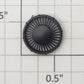 S-Helper 661-07-03-BK S Scale Black Plastic Fan Cover