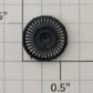 S-Helper 661-07-03-BK S Scale Black Plastic Fan Cover