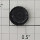 S-Helper 661-07-06 S Scale Black Plastic High Fan Cover