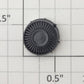S-Helper 661-07-06 S Scale Black Plastic High Fan Cover