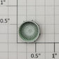 S-Helper 661-07-06-G S Scale Green Plastic High Fan Cover