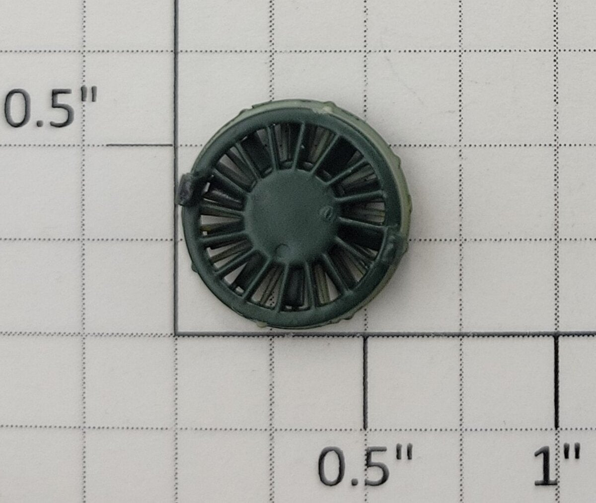 S-Helper 661-07-10-G Green Plastic Fan Assembly