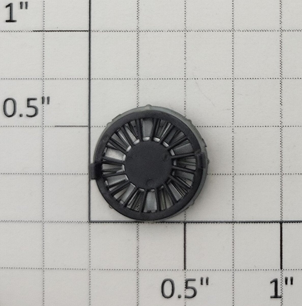 S-Helper 661-07-10-BK S Scale Black Plastic Fan Assembly