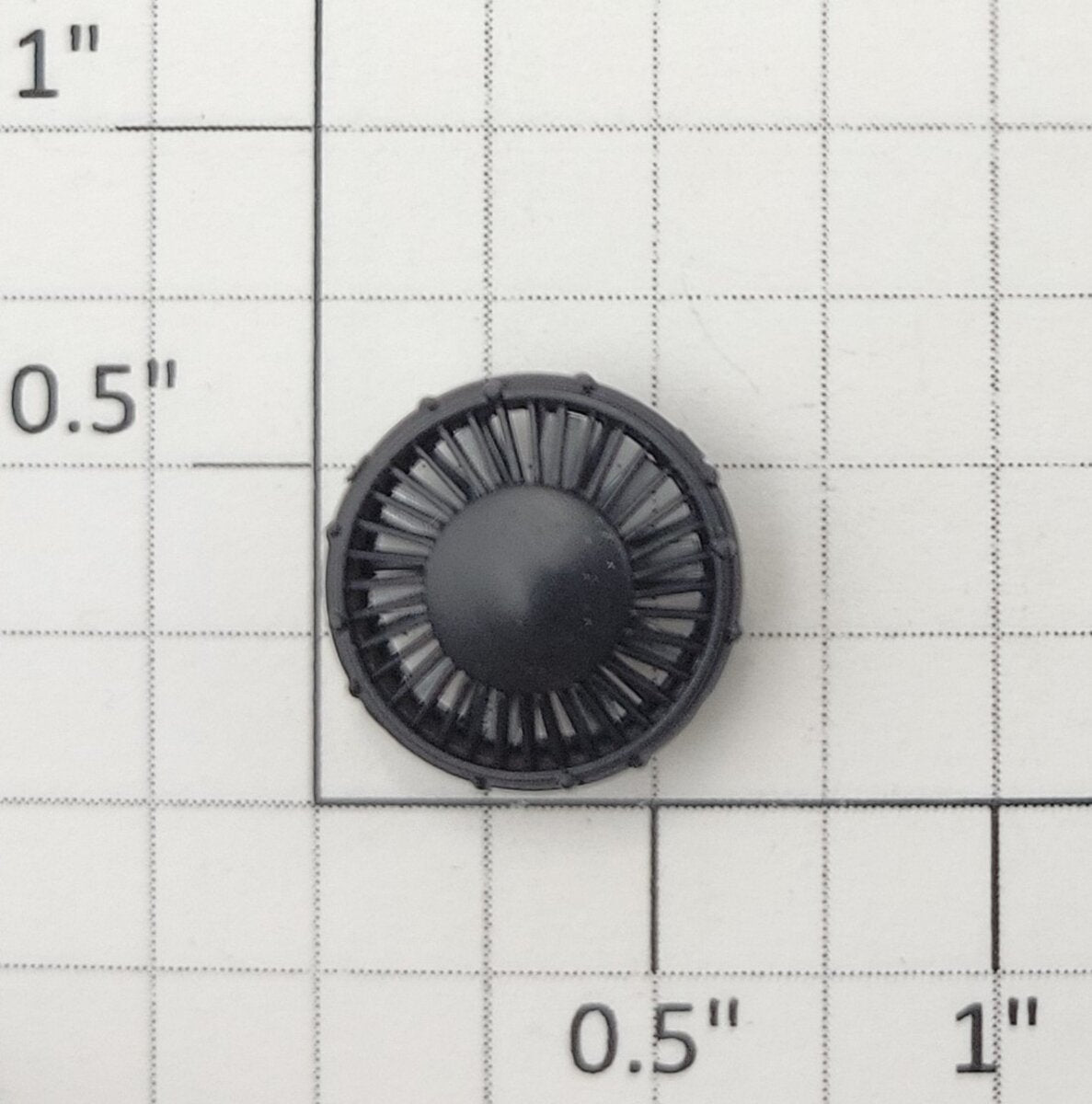S-Helper 661-07-10-BK S Scale Black Plastic Fan Assembly