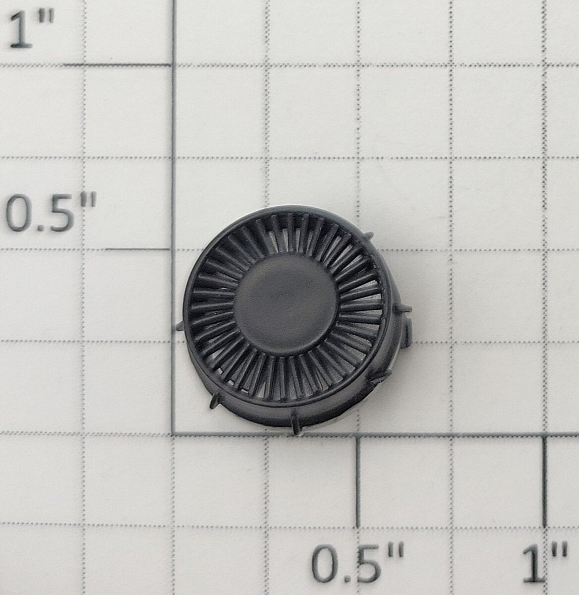 S-Helper 661-07-10-HBK Black Plastic High Fan Assembly