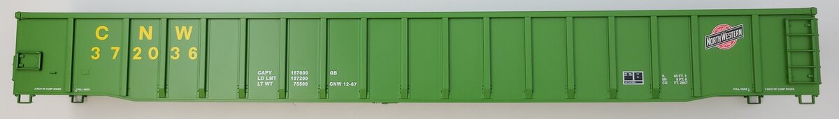 Lionel 83318-2 CNW 66' Mill Gondola Body #372036