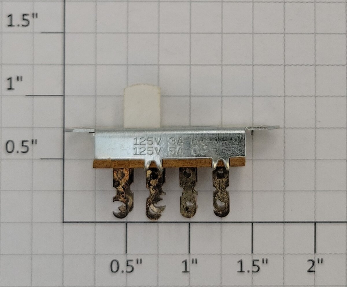Acme MSS-4300 O Gauge Three Position Bottom Mount Slide Switch