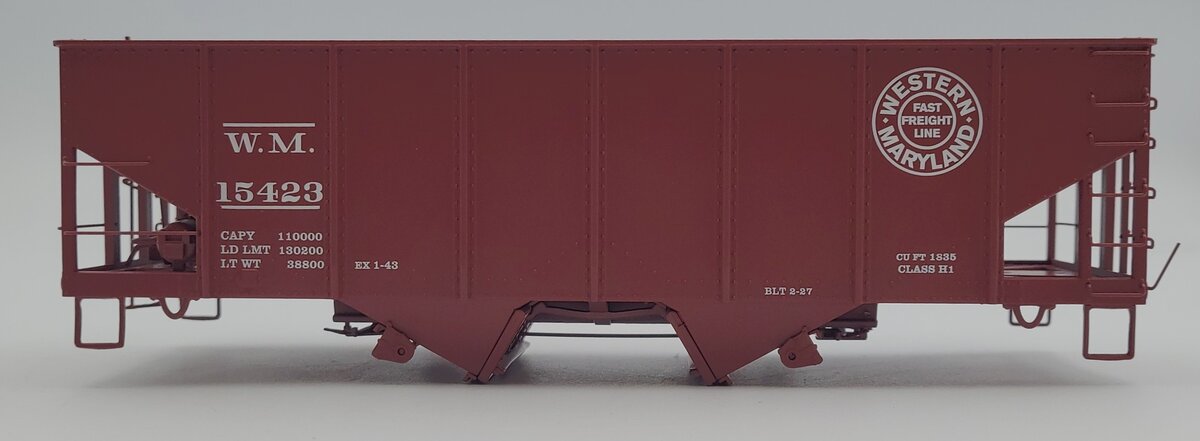 Lionel 84141-2 Western Maryland USRA 2-Bay Hopper Car Shell